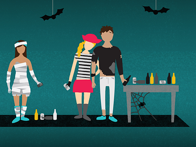 Halloween Teens halloween illustration teen