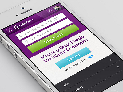 CyberCoders Mobile digital mobile web