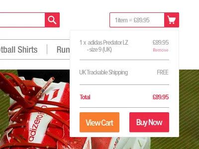 Cart Dropdown cart commerce dropdown icons shopping ui