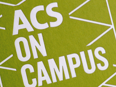 ACS on Campus logo art direction branding collateral design identity integrated branding logo science