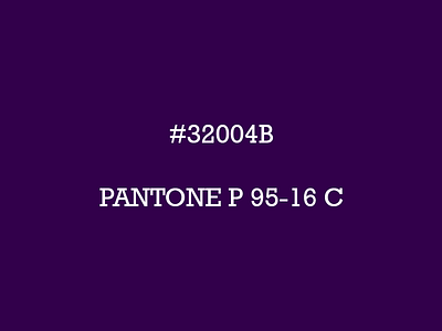 #32004B color favorite pantone purple