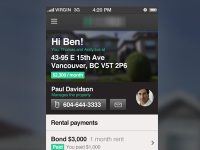 Mobile Property Website app mobile property rent