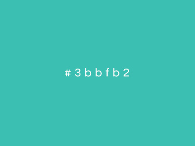 favorite color / #3bbfb2 color favorite color teal