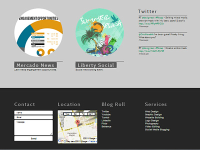 Bertohorta.com (old) design footer portfolio responsive twitter web