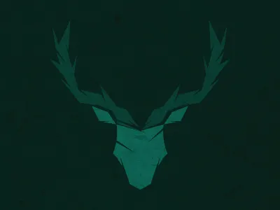 Elk Illustration - V2 antlers elk hunting identity logo monarch