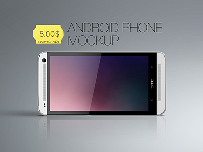 Android Phone Mockup htc one mockup phone