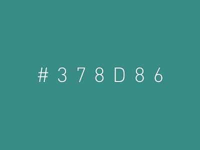 #378d86 color