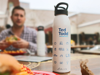 Ted Todd client gift client gift focus lab icons photography ted todd water bottle