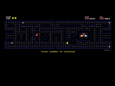 uKontrøll Wall Design design mural pacman painting retro ukontroll ukontrøll