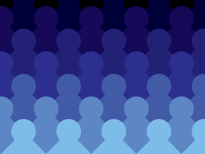 Crowd abstract crowd people tessellation