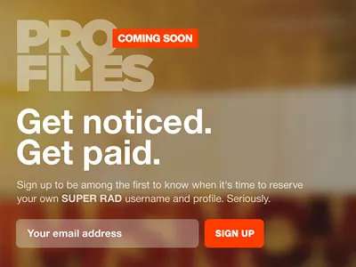 SUPER RAD® PROfiles action sports coming soon helvetica logo outdoor placeholder type typography ui