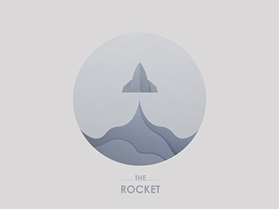 The Rocket cloud illustration logo rocket sky smoke the rocket vector yp © yoga perdana