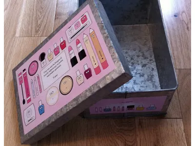 Makeup box illustrations illustration packaging