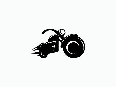 Motorcycle bike black branding chopper design graphic design harley icon logo motorcycle ride scooter vector