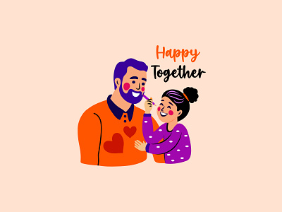 Happy Fathers Day Stickers character character design child dad daddy daughter design family father fathers day graphic design happy kid lettering love parent son stickers typography vector