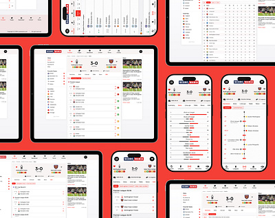 Score Mania UI-UX casestudy design football interface responsive sports ui ui design uiux user experience user interface ux web design