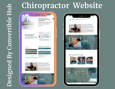 Chiropractor Website I Designed On Gohighlevel branding design funnel graphic design illustration logo ui vector website