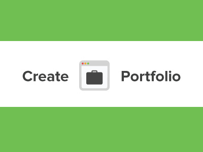 CreatePortfolio Logo flat logo portfolio