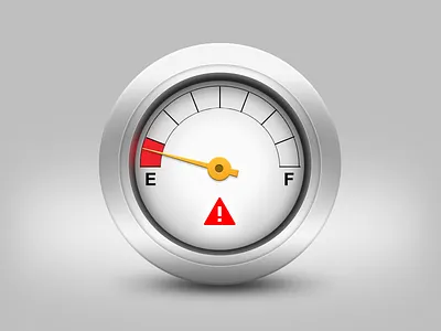 Low Fuel Meter Icon fuel gas icon meter