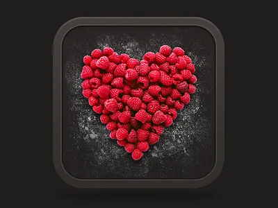 Healthy Desserts - App Icon app icon apps gui icon ios retina ui