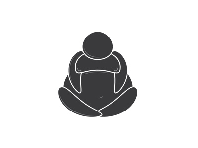 Buddha black buddha logo zen