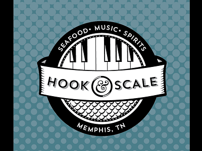 Hook & Scale branding workshop logo restaurant