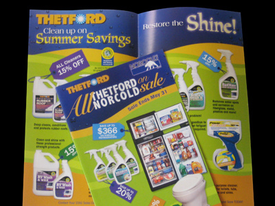 Thetford Promotional Mailer