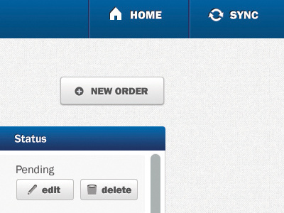 New Order blue gradient subtle pattern