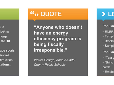 Energy Star Callouts callout orange quote square ui