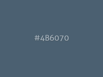 4B6070 color hex