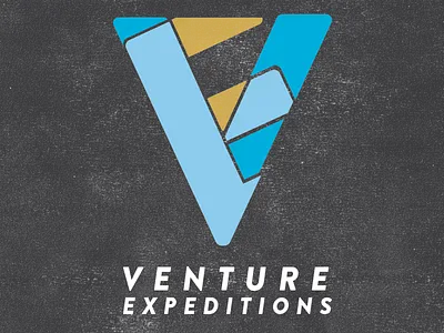 Draft #2 logo e logo. monogram texture v venture