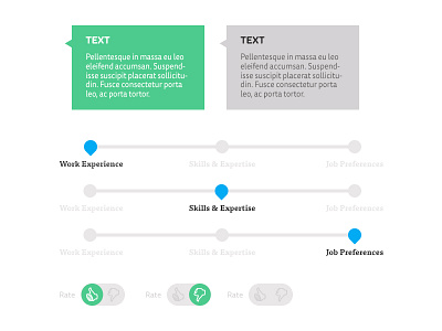 UI App Elements app design flat form progress bar toggle ui ux