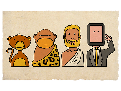 Homo Swipiens evolution homo sapiens illustration