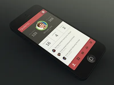 Dashboard Exercise clean dashboard erotic flat ios iphone ui