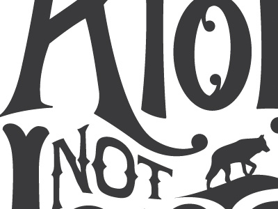 Alone not Lonely lettering tattoo typography