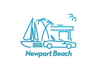 Newport Beach county debut illustrator orange rebound