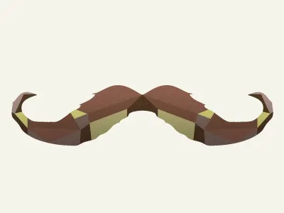 Don't Bash the Stache brown donate doodoo illustrate moustache mustache noise pattern poop shapes