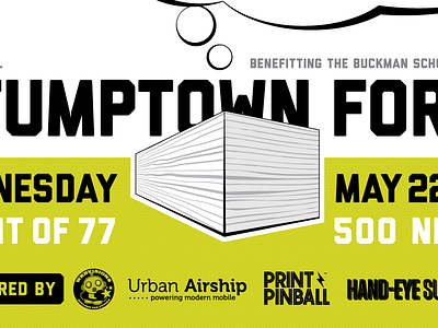 Stumptown40 Poster ideas pinewood stumptown40