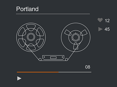 Player play player recorder tape