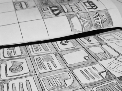 Icon Sketches 2 drawing icons sketches