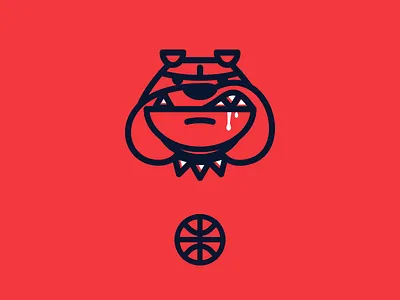 Gonzaga Bulldogs animal basketball bulldog icon illustration logo march madness ncaa sports