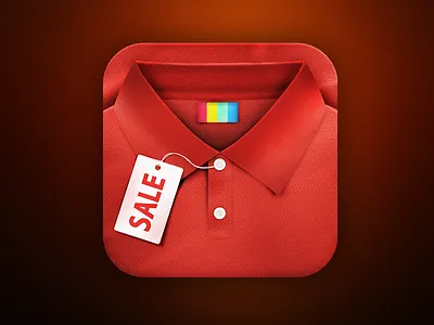 Polo shirt Icon clothes detail icon instagram ios polo red sale shirt