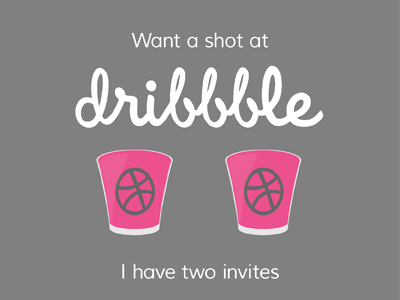 Dribbble Invite dribbble dribbble invite invitation invite shot shot glass