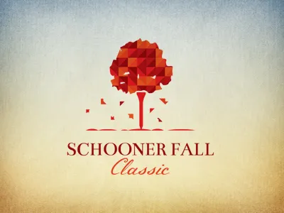 Proposed Logo Concept abstract geometry golf identity illustration leaves logo mark shapes tee tree