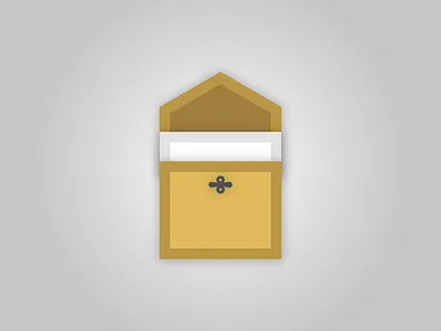 Manila Envelope Icon envelope icon illustration manila