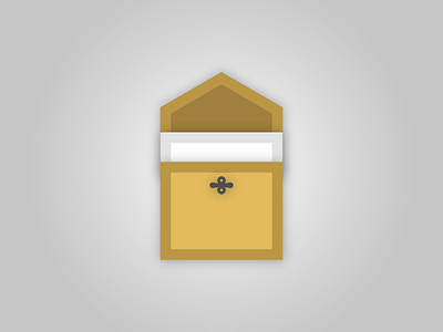 Manila Envelope Icon envelope icon illustration manila