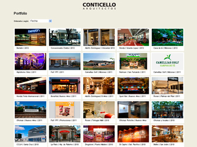 Conticello Arquitectos architects retail web