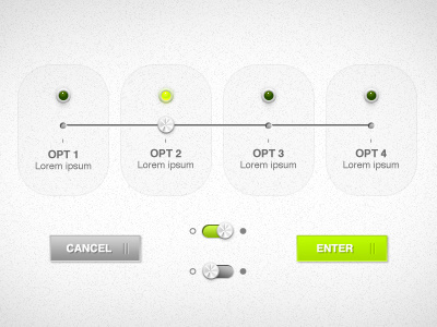 Clean UI elements exploration button design digital elements exploration interface light slider switch ui ux web