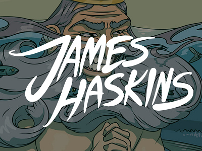 Name-O art design digital drawing fish font html illustration name neptune sketch type ui web work