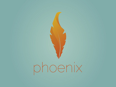 Phoenix Logo branding fire flame logo phoenix